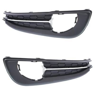 Front Left And Front Right Fog Light Trim Compatible With Honda Civic Si 2013-2014 By Ho1038115 thumbnail 3