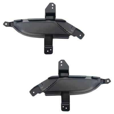 New Front Left And Front Right Tow Eye Cover Compatible With Kia K5 Lx 4 Cyl 1.6L K5 Lxs 4 Cyl 1.6L