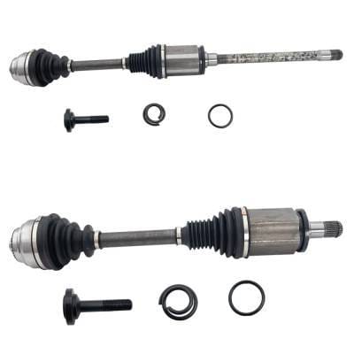 Front Left And Front Right Axle Assembly Compatible With Bmw 535I Xdrive Base 6 Cyl 3.0L 528I Xdrive