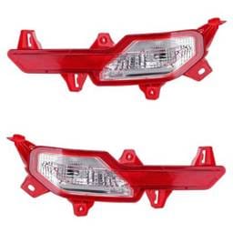 New Pair Of Back Up Light Compatible With Hyundai Sonata Sel Plus 4 Cyl 1.6L Sonata Sport 4 Cyl 1.6L