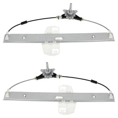 New Front Left And Front Right Window Regulator Compatible With Jeep Wrangler Unlimited Sport 6 Cyl thumbnail 9