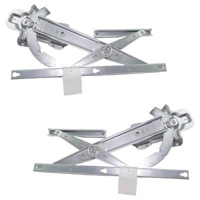 New Front Left And Front Right Window Regulator Compatible With Land Rover Range Rover Base 8 Cyl
