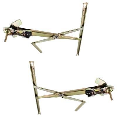 New Front Left And Front Right Window Regulator Compatible With Honda Civic Hx 4 Cyl 1.6L Civic thumbnail 7