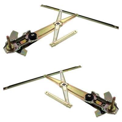 New Front Left And Front Right Window Regulator Compatible With Honda Civic Dx 4 Cyl 1.6L Civic Gx 4 thumbnail 5