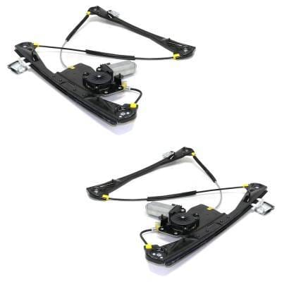 Front Left And Front Right Window Regulator Compatible With Jaguar S-Type Base 8 Cyl 4.0L S-Type thumbnail 5