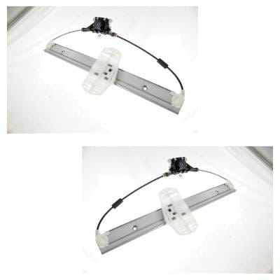 New Front Left And Front Right Window Regulator Compatible With Jeep Wrangler Sport S 6 Cyl 3.6L thumbnail 3