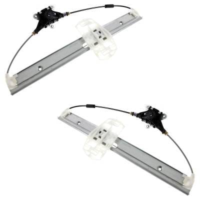 New Front Left And Front Right Window Regulator Compatible With Jeep Wrangler Unlimited X 6 Cyl 3.8L thumbnail 5