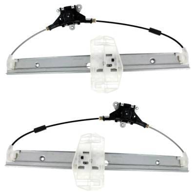 New Front Left And Front Right Window Regulator Compatible With Jeep Wrangler Sahara 6 Cyl 3.8L thumbnail 7