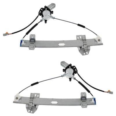 Front Left And Front Right Window Regulator Compatible With Acura Tl Base 6 Cyl 3.2L 1999-2001