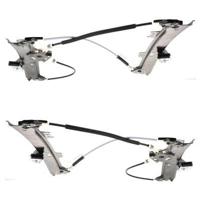 New Front Left And Front Right Window Regulator Compatible With Bmw 535Xi Base 6 Cyl 3.0L 525Xi Base thumbnail 9