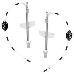 New Front Left And Front Right Window Regulator Compatible With Jeep Liberty Limited 6 Cyl 3.7L