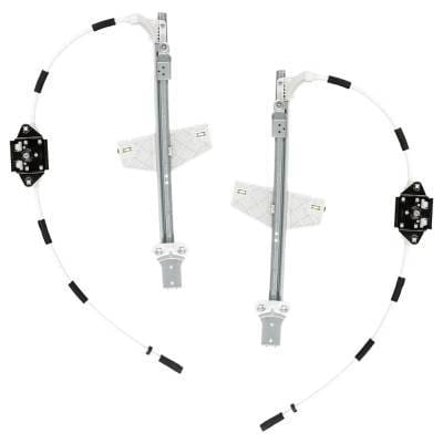 New Front Left And Front Right Window Regulator Compatible With Jeep Liberty Sport 4 Cyl 2.4L