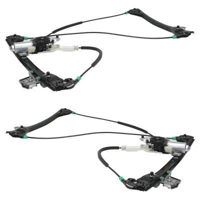 New Front Left And Front Right Window Regulator Compatible With Bmw 328Ci Base 6 Cyl 2.8L 330Ci Base thumbnail 3