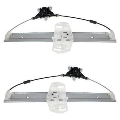 New Front Left And Front Right Window Regulator Compatible With Jeep Wrangler Unlimited Rubicon 6