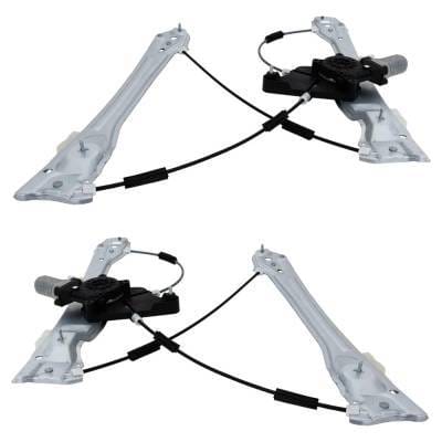 New Front Left And Front Right Window Regulator Compatible With Chevrolet Malibu Hybrid 4 Cyl 1.8L thumbnail 11