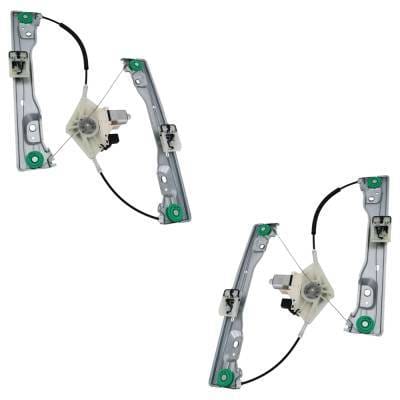 New Front Left And Front Right Window Regulator Compatible With Dodge Jeep Durango Heat 6 Cyl 3.6L thumbnail 3