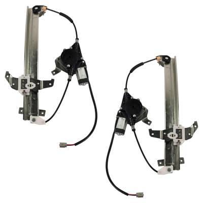 New Front Left And Front Right Window Regulator Compatible With Lincoln Town Car Signature Town Car