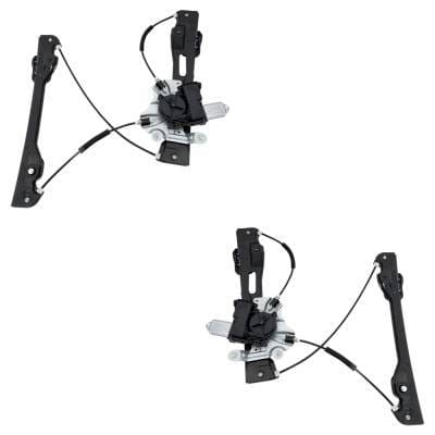 New Front Left And Front Right Window Regulator Compatible With Chevrolet Malibu Ls 4 Cyl 2.5L