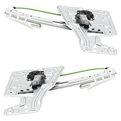 New Front Left And Front Right Window Regulator Compatible With Chevrolet Pontiac Suzuki Torrent Gt