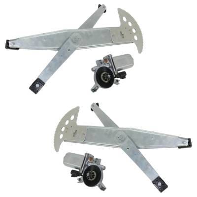 New Front Left And Front Right Window Regulator Compatible With Pontiac Saturn Montana Sv6 Trans