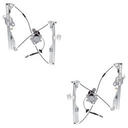 New Front Left And Front Right Window Regulator Compatible With Infiniti G35 Base G35 Sport