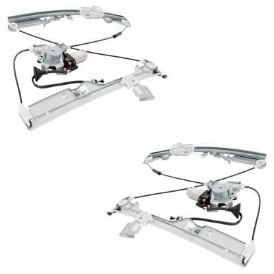 Front Left And Front Right Window Regulator Compatible With Infiniti G35 Sport G35 Base 2003-2007 By thumbnail 3