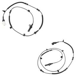New Rear Left And Rear Right Abs Speed Sensor Compatible With Ford F-150 Fx4 8 Cyl 5.4L F-150 Xlt 8