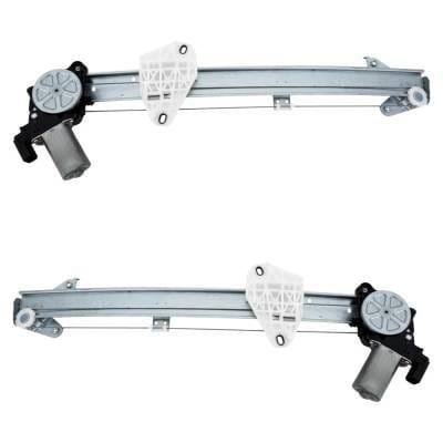 New Front Left And Front Right Window Regulator Compatible With Honda Fit Se 4 Cyl 1.5L Fit Ex 4 Cyl thumbnail 3