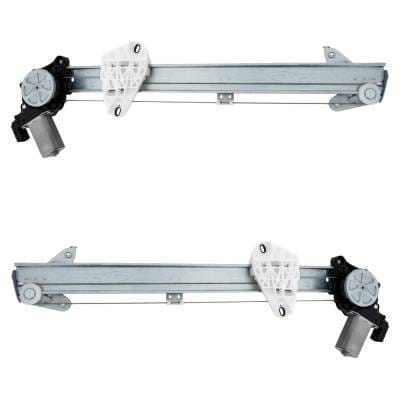 New Front Left And Front Right Window Regulator Compatible With Honda Fit Sport 4 Cyl 1.5L Fit Dx 4