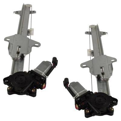 New Front Left And Front Right Window Regulator Compatible With Honda Civic Ex-T Civic Lx-P thumbnail 7