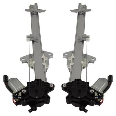 New Front Left And Front Right Window Regulator Compatible With Honda Civic Ex-T Civic Lx-P thumbnail 9