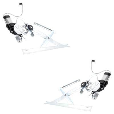 New Front Left And Front Right Window Regulator Compatible With Ford F-250 Super Duty Xl 8 Cyl 6.4L thumbnail 3