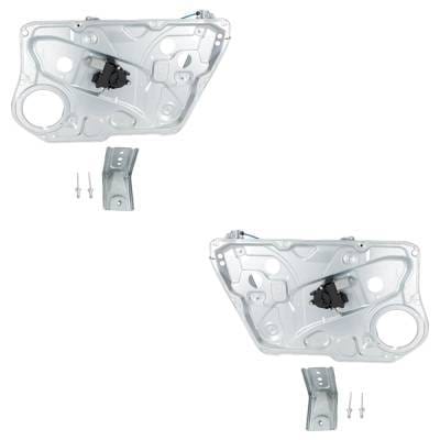Front Left And Front Right Window Regulator Compatible With Hyundai Genesis 3.8 6 Cyl 3.8L Genesis