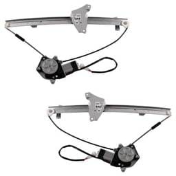 Front Left And Front Right Window Regulator Compatible With Toyota Rav4 Base 4 Cyl 2.0L 1996-2000 By