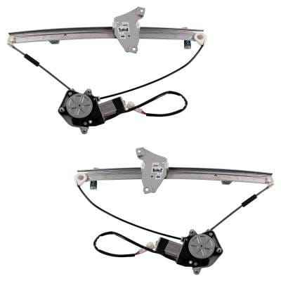 Front Left And Front Right Window Regulator Compatible With Toyota Rav4 Base 4 Cyl 2.0L 1996-2000
