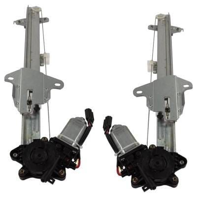 New Front Left And Front Right Window Regulator Compatible With Honda Civic Ex-L Civic Lx-P