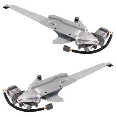 New Front Left And Front Right Window Regulator Compatible With Ford F-150 Custom 8 Cyl 5.8L F-350 thumbnail 5