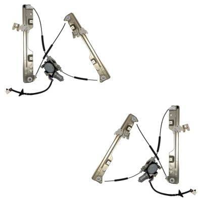 New Front Left And Front Right Window Regulator Compatible With Nissan Murano Se 6 Cyl 3.5L Murano