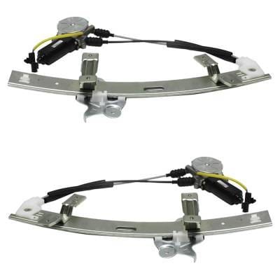Front Left Right Power Window Regulator Pair With Motor Compatible With 1991-1996 Mitsubishi 3000Gt thumbnail 7
