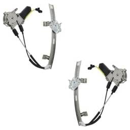 Front Driver And Passenger Power Window Regulator Set Compatible With 1991-1996 Mitsubishi 3000Gt