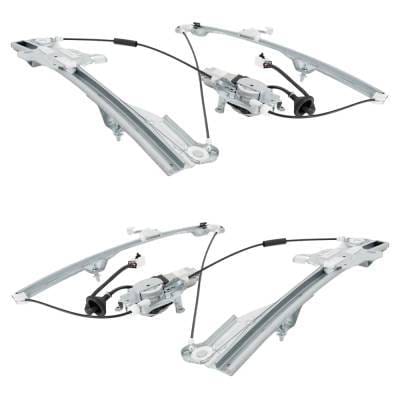 Front Left And Front Right Window Regulator Compatible With Infiniti G35 Base G35 Sport 2003-2007 By thumbnail 5