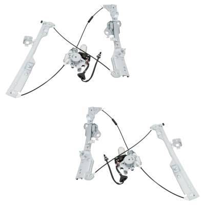 Front Left And Front Right Window Regulator Compatible With Infiniti G35 Base G35 Sport 2003-2007 By thumbnail 11
