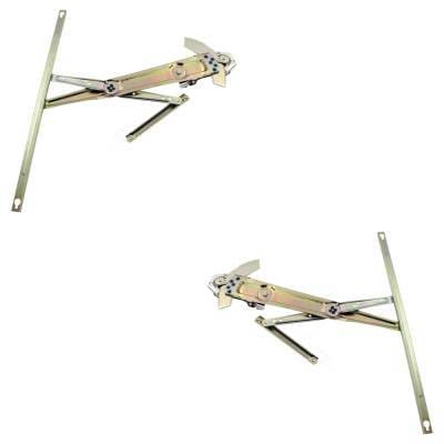 New Front Left And Front Right Window Regulator Compatible With Honda Civic Lx 4 Cyl 1.6L Civic thumbnail 9