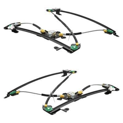 New Front Left And Front Right Window Regulator Compatible With Ford Lincoln F-150 Lariat 8 Cyl 5.4L