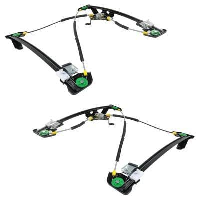 New Front Left And Front Right Window Regulator Compatible With Ford F-150 Xl 6 Cyl 4.2L F-150 King thumbnail 3