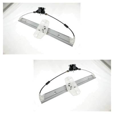 New Front Left And Front Right Window Regulator Compatible With Jeep Wrangler Jk Rubicon 6 Cyl 3.6L thumbnail 3