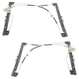 New Front Left And Front Right Window Regulator Compatible With Mini Cooper Base Cooper Base 4 Cyl