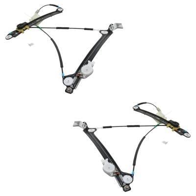 New Front Left And Front Right Window Regulator Compatible With Bmw 135I Base 6 Cyl 3.0L 135Is Base thumbnail 5