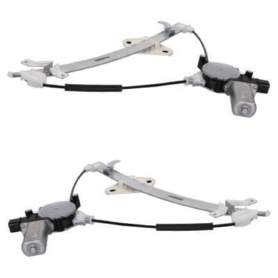 New Front Left And Front Right Window Regulator Compatible With Acura Tsx Base 4 Cyl 2.4L 2004-2008 thumbnail 3