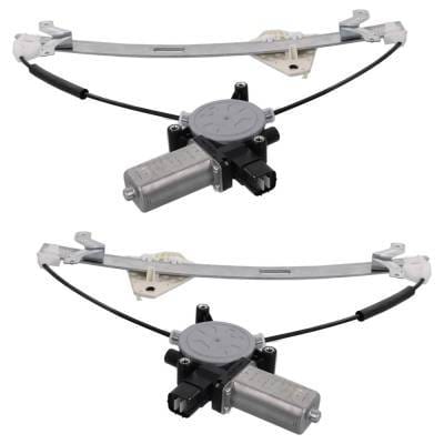 Front Left And Front Right Window Regulator Compatible With Acura Tsx Base 4 Cyl 2.4L 2004-2008 By thumbnail 9